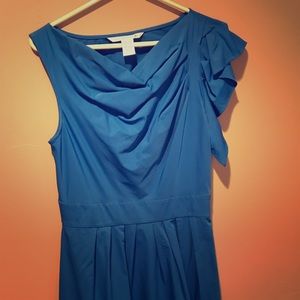 DVF Blue Dress
